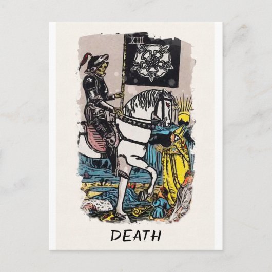 Postale Carte Tarot Arcana-Waite-Smith Majeure Carte Arcan (Devant)