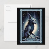 Postale Carte Tarot Chupacabra (Devant / Derrière)