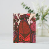 POSTALE CARTE TAROT CONCEVOIR LES AMOUREUX (Debout devant)