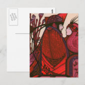 POSTALE CARTE TAROT CONCEVOIR LES AMOUREUX (Devant / Derrière)