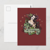 Postale Carte Tarot Empress (Devant / Derrière)
