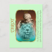 Postale Carte Tarot - Force (Devant)