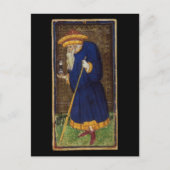 Postale Carte Tarot Hermit (Devant)