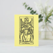 Postale Carte Tarot : Justice (Debout devant)