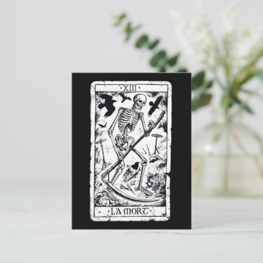 Postale Carte Tarot La Mort (Debout devant)