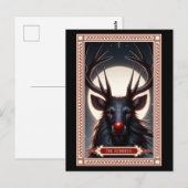 Postale Carte Tarot Reindeer (Devant / Derrière)