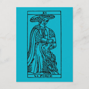 Postale Carte Tarot : résistance