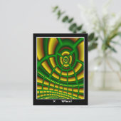 Postale Carte Tarot Roue (Debout devant)