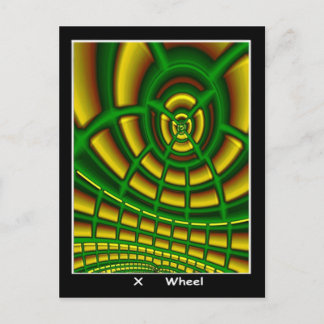Postale Carte Tarot Roue