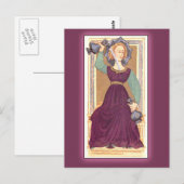 Postale Carte Tarot Temperance France (Devant / Derrière)