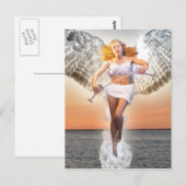 Postale Carte Tarot Temperation Art (Devant / Derrière)