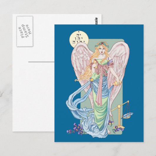 Postale Carte Tarot Température (Devant / Derrière)