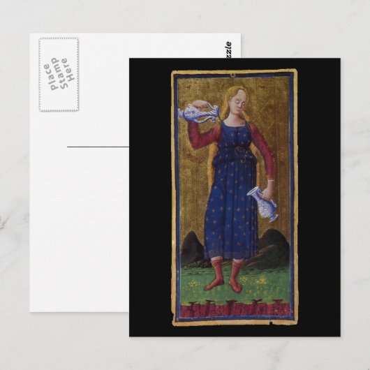 Postale Carte Tarot Température (Devant / Derrière)