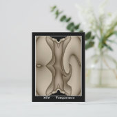 Postale Carte Tarot Température (Debout devant)