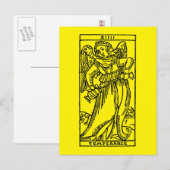 Postale Carte Tarot : Température (Devant / Derrière)