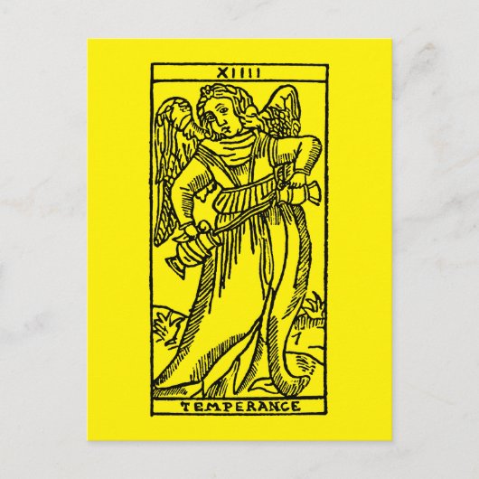 Postale Carte Tarot : Température (Devant)