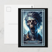 Postale Carte Tarot Zombie (Devant / Derrière)