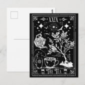 Postale Carte Tea Tarot (Devant / Derrière)