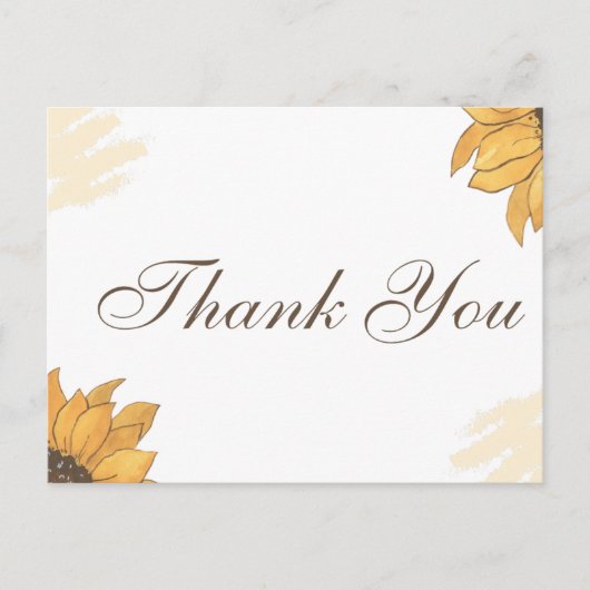 Postale Carte Thankyou (Devant)