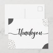 Postale Carte Thankyou (Devant / Derrière)