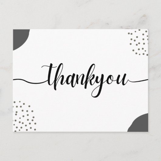 Postale Carte Thankyou (Devant)