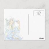 Postale carte thé blanc (Dos)