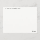 Postale Carte "The Colony Hotel at Delray Beach, Florida" (Dos)