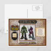 Postale Carte Titan (Devant / Derrière)