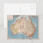 Postale Carte topographique australienne (1905) (Devant / Derrière)