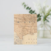 Postale Carte topographique des États-Unis (Debout devant)