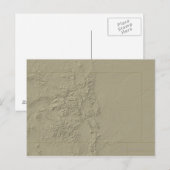 Postale Carte topographique du Colorado (Devant / Derrière)