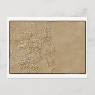 Postale Carte topographique du Colorado 2