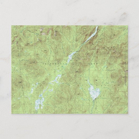 Postale Carte topographique du Mont Marcy - Adirondack Par (Devant)