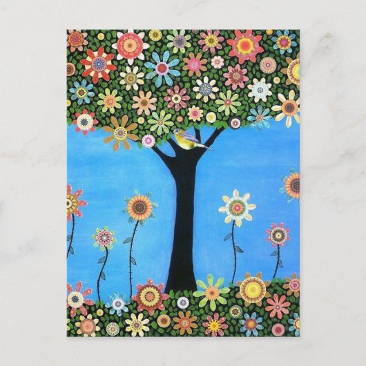 Postale Carte Tree of Beauty Post (Devant)