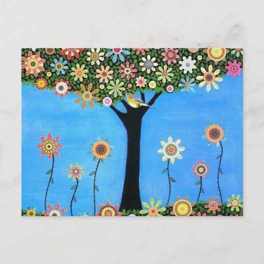 Postale Carte Tree of Beauty Post (Devant)