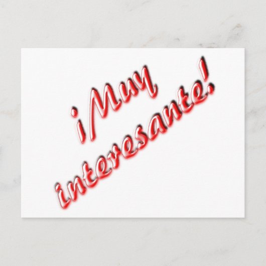 Postale Carte très intéressante (Devant)