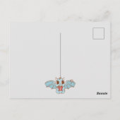 Postale Carte Valentine Cute Love Dragons (Dos)