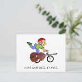POSTALE CARTE VÉLO BASS (Debout devant)