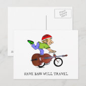 POSTALE CARTE VÉLO BASS (Devant / Derrière)