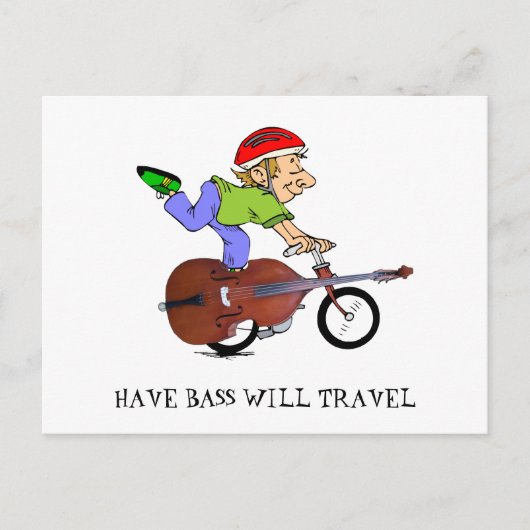 POSTALE CARTE VÉLO BASS (Devant)
