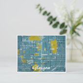 Postale carte ville de glasgow (Debout devant)
