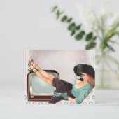 Postale carte vintage (Debout devant)