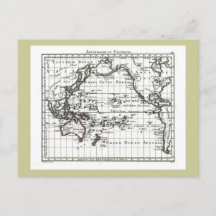 Postale Carte vintage 1806 - Australasie et Polynésie