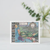 Postale Carte vintage 1871 de Los Angeles (Debout devant)