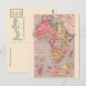 Postale Carte vintage, 1920, Afrique (Devant / Derrière)