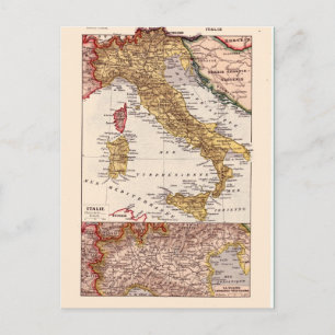 Postale Carte vintage, 1920, Italie