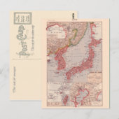 Postale Carte vintage, 1920, Japon (Devant / Derrière)
