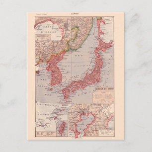 Postale Carte vintage, 1920, Japon