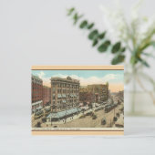 Postale Carte vintage Akron Ohio Travel Post (Debout devant)