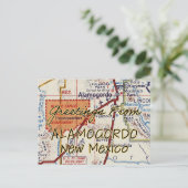 Postale Carte Vintage Alamogordo NM (Debout devant)
